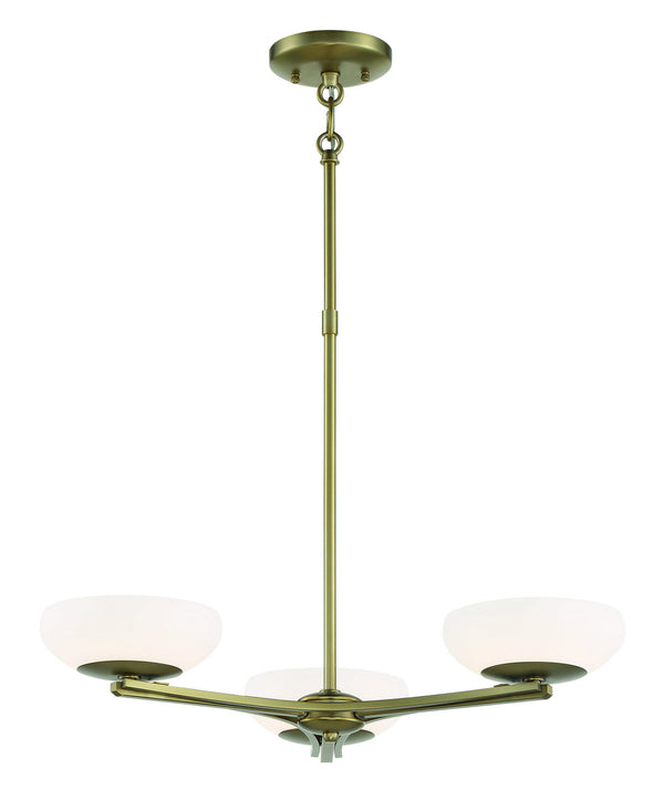 George Kovacs - P1463-695-L - LED Chandelier - Scale - Soft Rass from Lighting & Bulbs Unlimited in Charlotte, NC