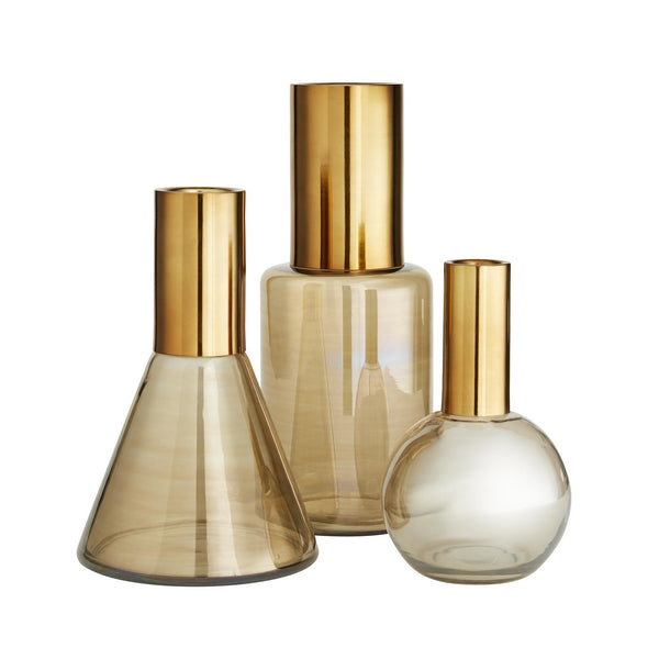 Arteriors - 6784 - Vases Set of 3 - Union - Smoke Luster from Lighting & Bulbs Unlimited in Charlotte, NC