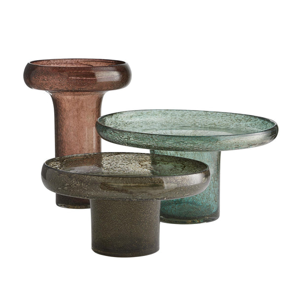 Arteriors - 7607 - Vases, Set of 3 - Phoebe - Dark Smoke from Lighting & Bulbs Unlimited in Charlotte, NC