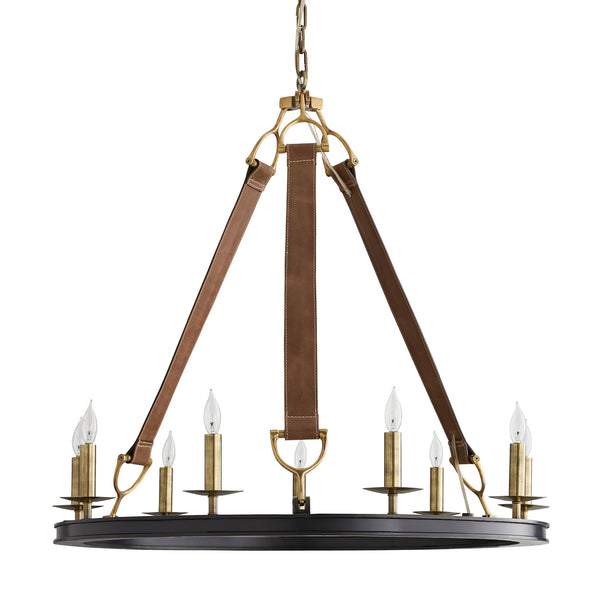 Arteriors - 84031 - Nine Light Chandelier - Chaney - Bronze from Lighting & Bulbs Unlimited in Charlotte, NC