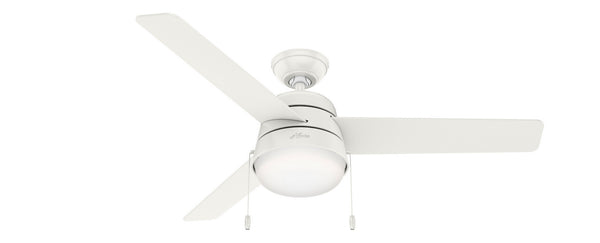 Hunter - 50378 - 52"Ceiling Fan - Aker - Fresh White from Lighting & Bulbs Unlimited in Charlotte, NC