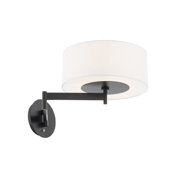 W.A.C. Lighting - BL-83023-BK - LED Swing Arm Wall Lamp - Chelsea - Black from Lighting & Bulbs Unlimited in Charlotte, NC