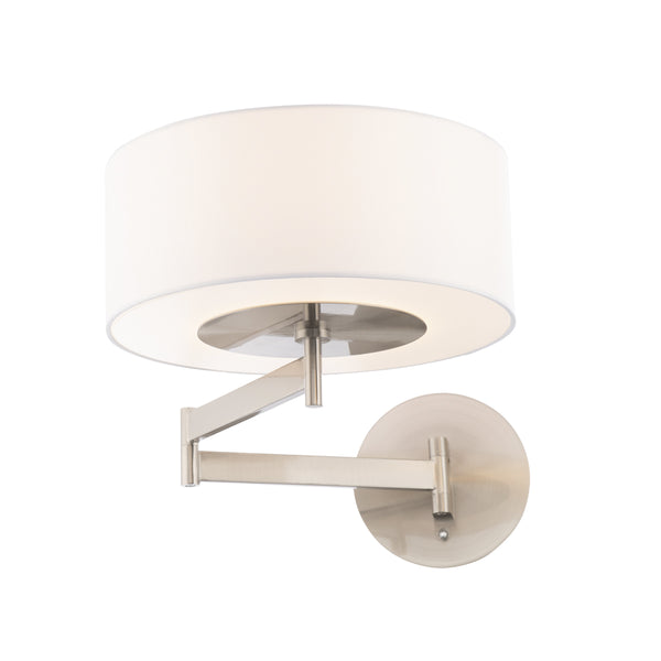 W.A.C. Lighting - BL-83023-BN - LED Swing Arm Wall Lamp - Chelsea - Brushed Nickel from Lighting & Bulbs Unlimited in Charlotte, NC