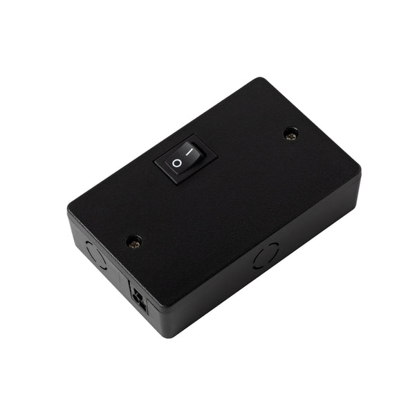 W.A.C. Lighting - HR-HWB-BK - Undercabinet Puck Light Hardwire Box - Cct Puck - Black from Lighting & Bulbs Unlimited in Charlotte, NC