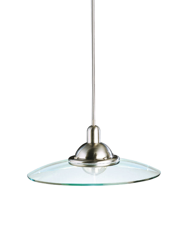 Kichler - 2640NI - One Light Pendant - Galaxie - Brushed Nickel from Lighting & Bulbs Unlimited in Charlotte, NC