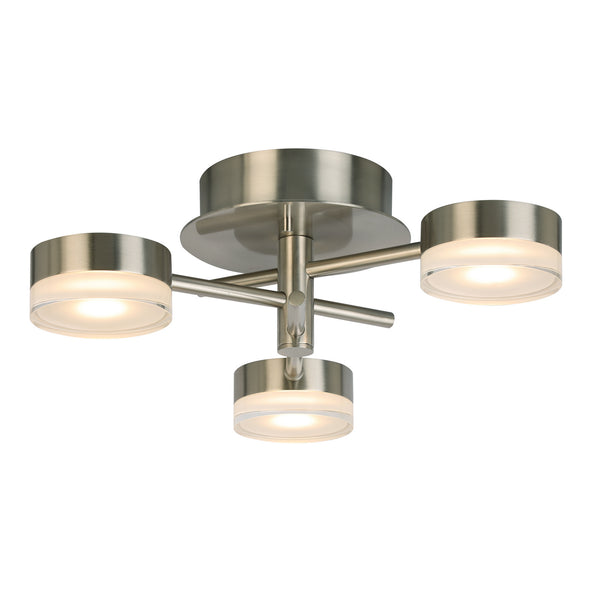 Eglo USA - 203971A - LED Ceiling Mount - Transton - Brushed Nickel from Lighting & Bulbs Unlimited in Charlotte, NC
