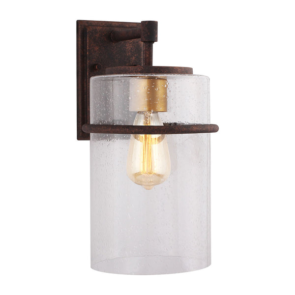 Eglo USA - 204545A - One Light Outdoor Wall Mount - Brandel - Rust from Lighting & Bulbs Unlimited in Charlotte, NC
