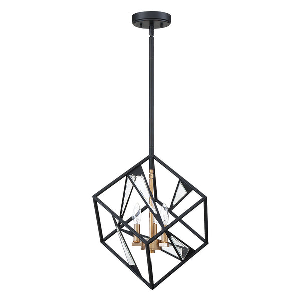 Eglo USA - 204587A - Three Light Pendant - Corrietes - Matte Black from Lighting & Bulbs Unlimited in Charlotte, NC