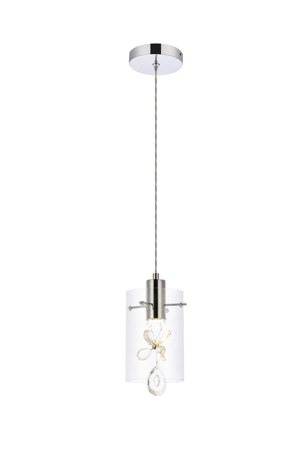Elegant Lighting - 5202D6C - LED Pendant - Hana - Chrome from Lighting & Bulbs Unlimited in Charlotte, NC