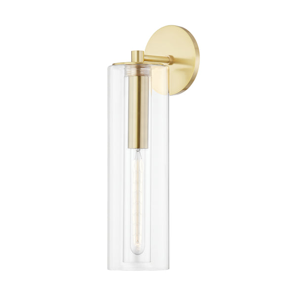 Mitzi - H415101B-AGB - One Light Wall Sconce - Belinda - Aged Brass from Lighting & Bulbs Unlimited in Charlotte, NC