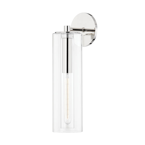 Mitzi - H415101B-PN - One Light Wall Sconce - Belinda - Polished Nickel from Lighting & Bulbs Unlimited in Charlotte, NC