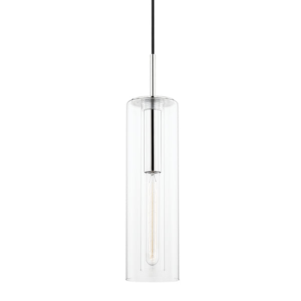 Mitzi - H415701B-PN - One Light Pendant - Belinda - Polished Nickel from Lighting & Bulbs Unlimited in Charlotte, NC
