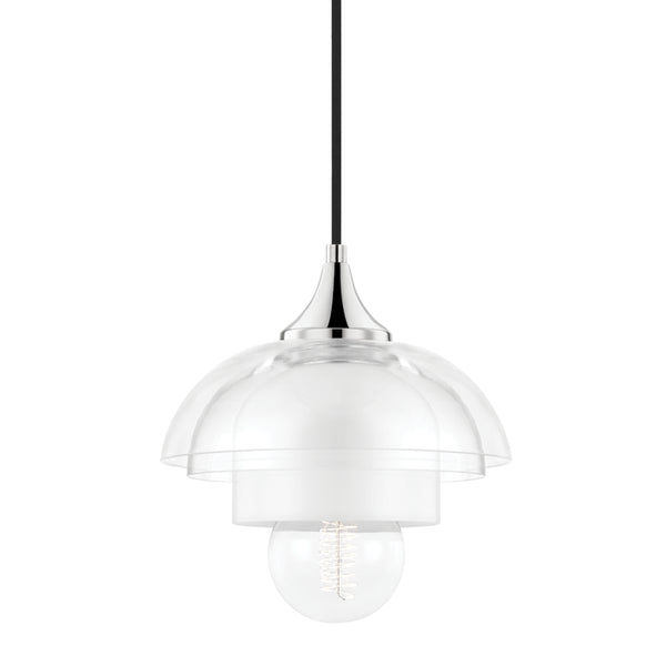 Mitzi - H429701-PN - One Light Pendant - Ruby - Polished Nickel from Lighting & Bulbs Unlimited in Charlotte, NC