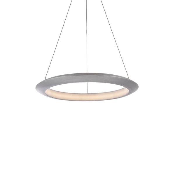 Modern Forms - PD-55024-30-AL - LED Pendant - The Ring - Brushed Aluminum from Lighting & Bulbs Unlimited in Charlotte, NC