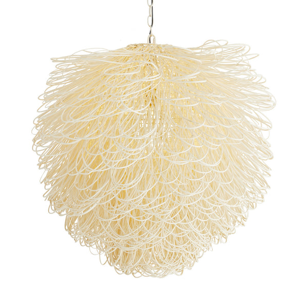Arteriors - 89646 - One Light Chandelier - Finley - White from Lighting & Bulbs Unlimited in Charlotte, NC