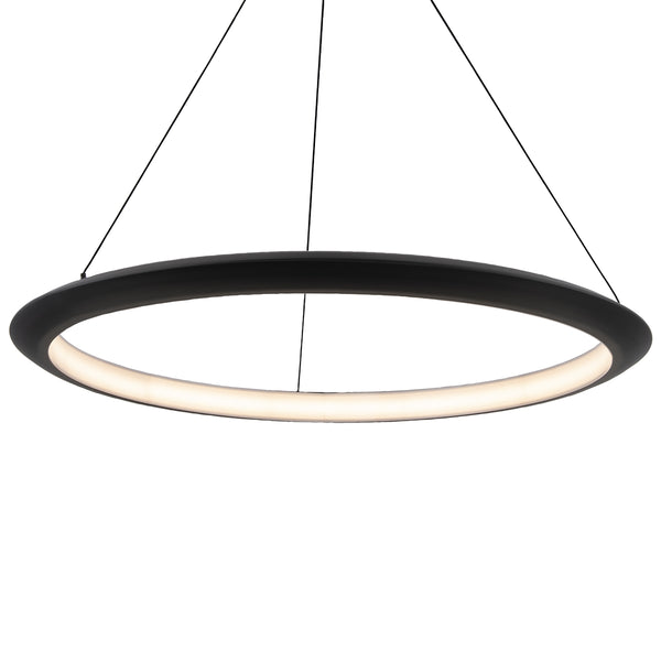 Modern Forms - PD-55036-27-BK - LED Pendant - The Ring - Black from Lighting & Bulbs Unlimited in Charlotte, NC