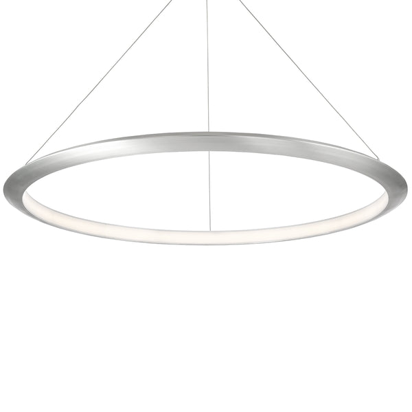 Modern Forms - PD-55048-27-AL - LED Pendant - The Ring - Brushed Aluminum from Lighting & Bulbs Unlimited in Charlotte, NC