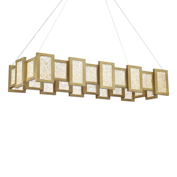Modern Forms - PD-66048-AB - LED Linear Pendant - Fury - Aged Brass from Lighting & Bulbs Unlimited in Charlotte, NC
