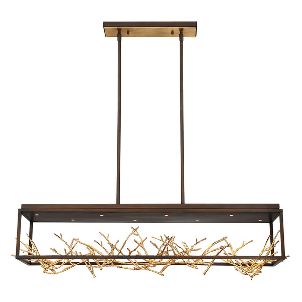 Eurofase - 35642-015 - LED Chandelier - Aerie - Bronze from Lighting & Bulbs Unlimited in Charlotte, NC