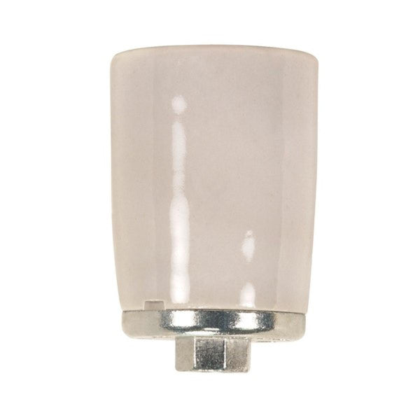 Satco - 80-1307 - 3-Way Keyless Porcelain Mogul Socket - Glazed from Lighting & Bulbs Unlimited.