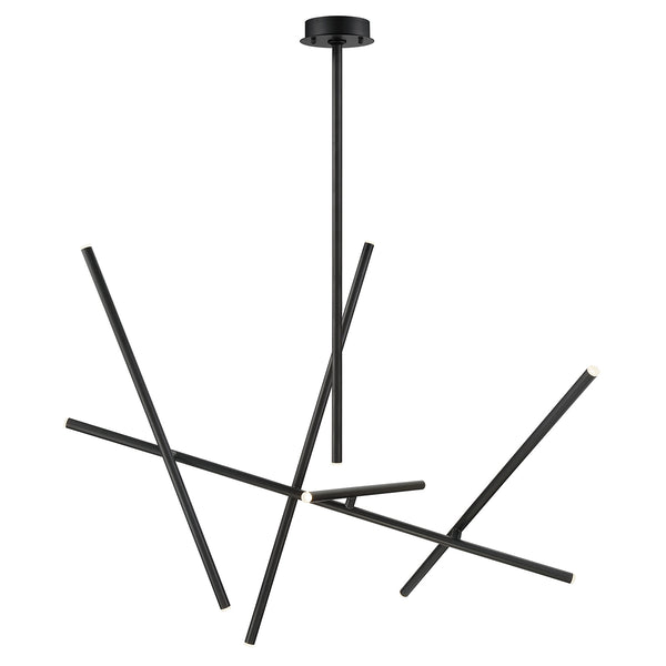 Eurofase - 36250-011 - LED Chandelier - Crossroads - Black from Lighting & Bulbs Unlimited in Charlotte, NC