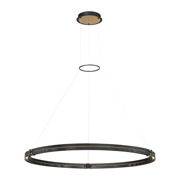 Eurofase - 37054-014 - LED Chandelier - Admiral - Matte Black/Gold from Lighting & Bulbs Unlimited in Charlotte, NC