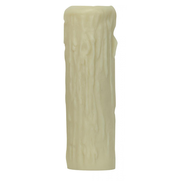 Edison Base Oversize Resin Full Drip, Ivory Finish, 1-1/4`` Inside Diameter, 2`` Outside Diameter, 6`` Height Oversize Resin Full Drip by Satco