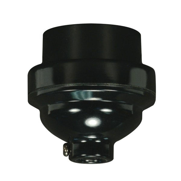Keyless, Smooth Phenolic (3 Piece), 1/8 IP Cap With Set Screw, 2`` Height, 1-1/2`` Diameter, 660W, 250V Keyless Smooth Phenolic (3 Piece) by Satco