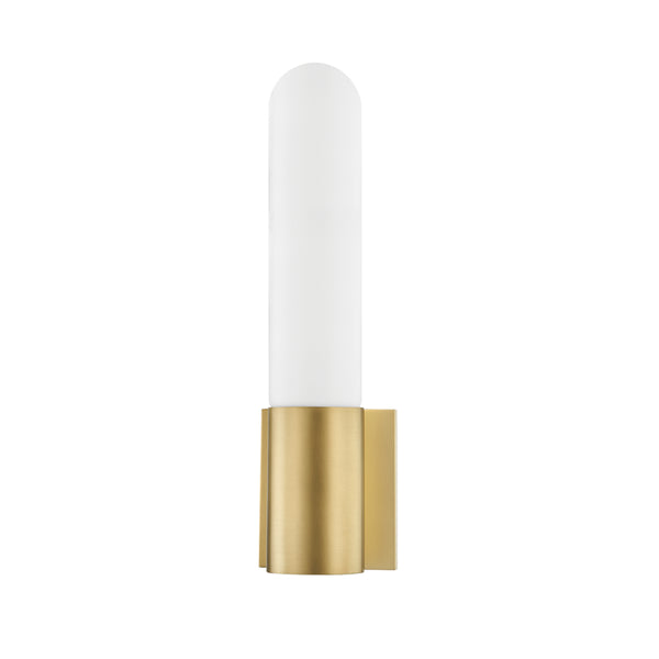 Hudson Valley - 1701-AGB - One Light Wall Sconce - Carlin - Aged Brass from Lighting & Bulbs Unlimited in Charlotte, NC