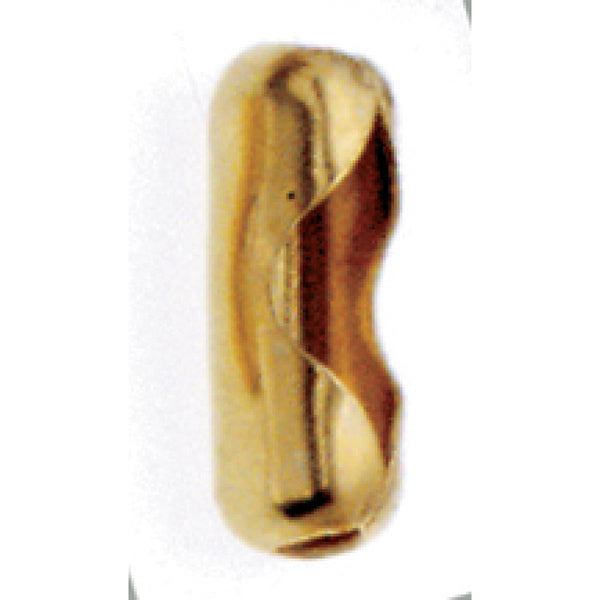 Connector For #6 Beaded Chain, Brass Plated Connector by Satco