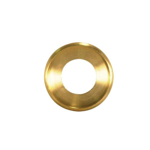Turned Brass Check Ring, 1/4 IP Slip, Unfinished, 2`` Diameter Check Ring by Satco
