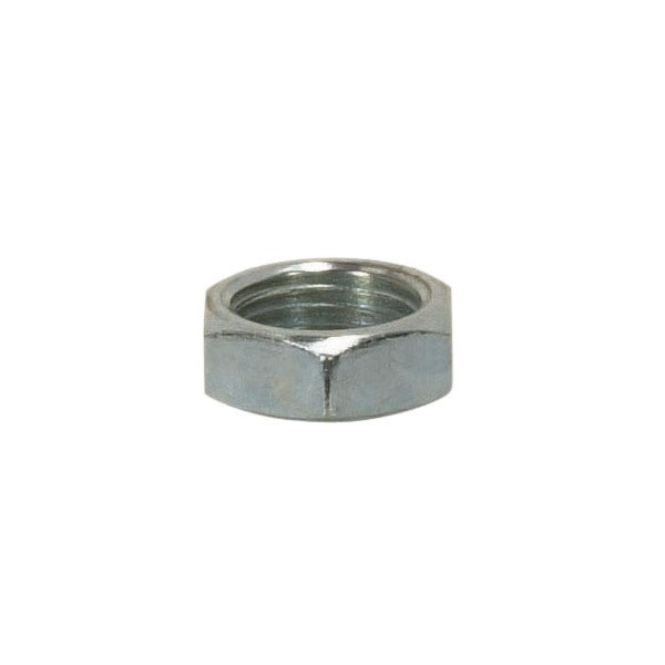 Steel Locknut, 1/8 IP, 1/2`` Hexagon, 3/16`` Thick, Unfinished Locknut by Satco