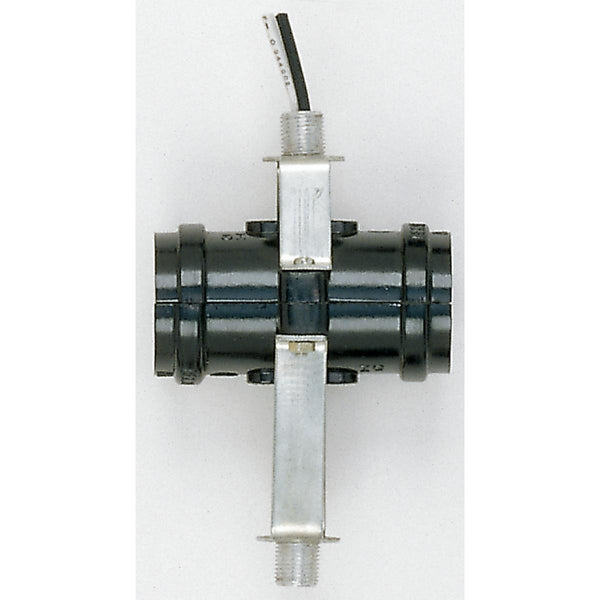 Phenolic Twin Cluster, 1-1/2" 1/8 IP Threaded Top Bracket With 1/2" Nipple, 12" AWM B/W Leads 105C, 660W, 250V Twin Cluster by Satco