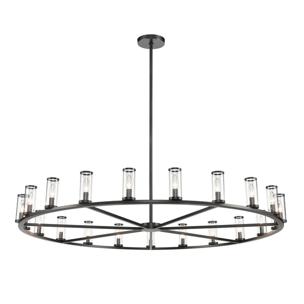Alora - CH309021UBCG - 21 Light Chandelier - Revolve - Clear Glass/Urban Bronze from Lighting & Bulbs Unlimited in Charlotte, NC