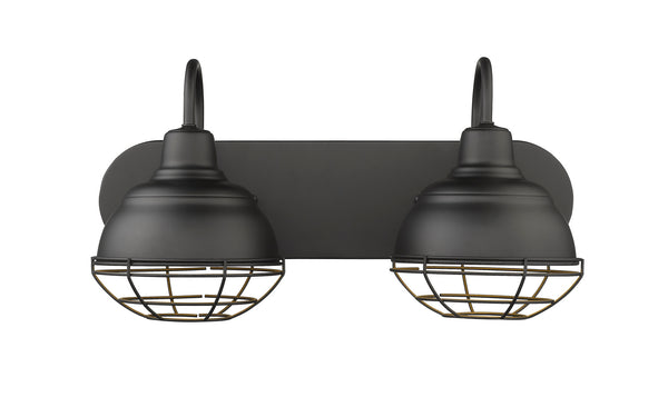 Millennium - 5422-MB - Two Light Vanity - Neo-Industrial - Matte Black from Lighting & Bulbs Unlimited in Charlotte, NC