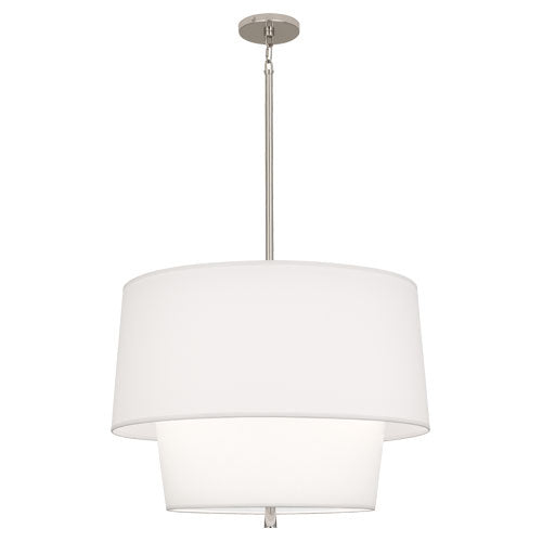 Robert Abbey - AW138 - Three Light Pendant - Decker - Polished Nickel from Lighting & Bulbs Unlimited in Charlotte, NC