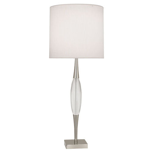 Robert Abbey - S207 - One Light Table Lamp - Juno - Polished Nickel w/ Clear Crystal from Lighting & Bulbs Unlimited in Charlotte, NC