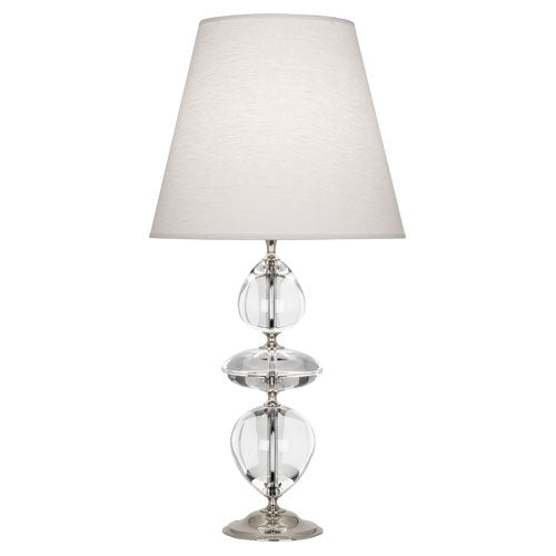 Robert Abbey - S260 - One Light Table Lamp - Williamsburg Orlando - Clear Crystal w/ Polished Nickel from Lighting & Bulbs Unlimited in Charlotte, NC