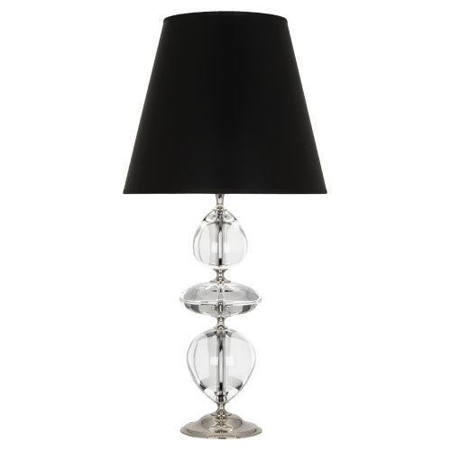 Robert Abbey - S260B - One Light Table Lamp - Williamsburg Orlando - Clear Crystal w/ Polished Nickel from Lighting & Bulbs Unlimited in Charlotte, NC