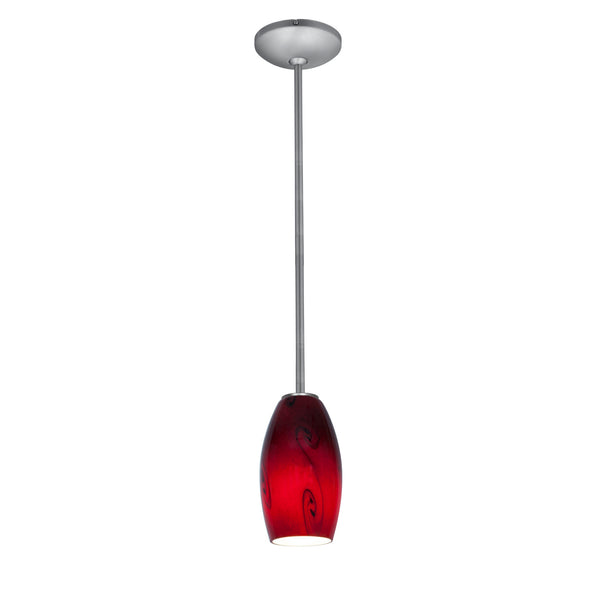 Access - 28011-3R-BS/RUSKY - LED Pendant - Merlot - Brushed Steel from Lighting & Bulbs Unlimited in Charlotte, NC