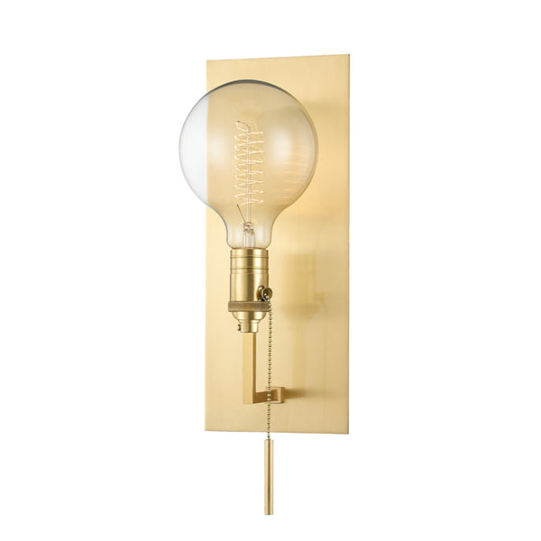 Hudson Valley - 1651-AGB - One Light Wall Sconce - Kramer - Aged Brass from Lighting & Bulbs Unlimited in Charlotte, NC