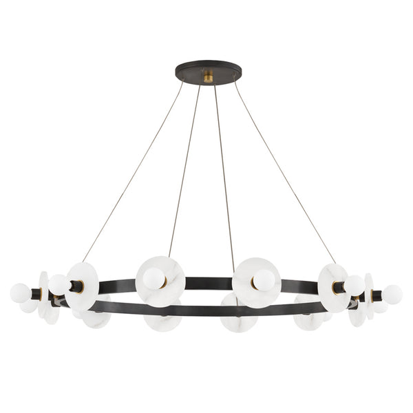 Hudson Valley - 4240-AOB - 12 Light Chandelier - Austen - Aged Old Bronze from Lighting & Bulbs Unlimited in Charlotte, NC