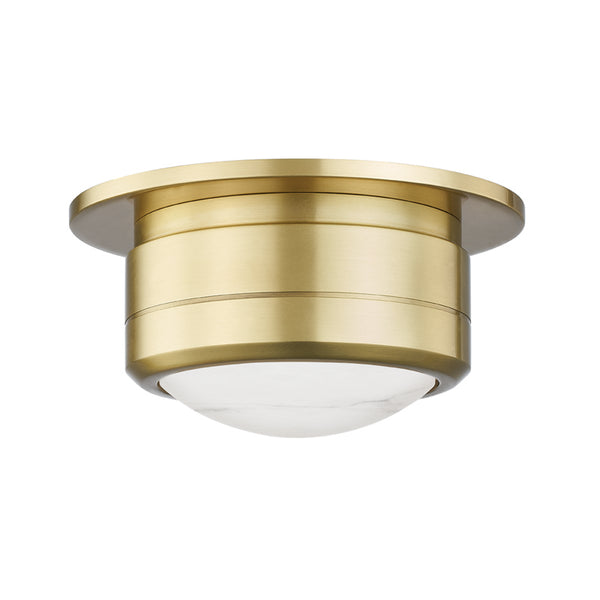 Hudson Valley - 8007-AGB - LED Flush Mount - Greenport - Aged Brass from Lighting & Bulbs Unlimited in Charlotte, NC