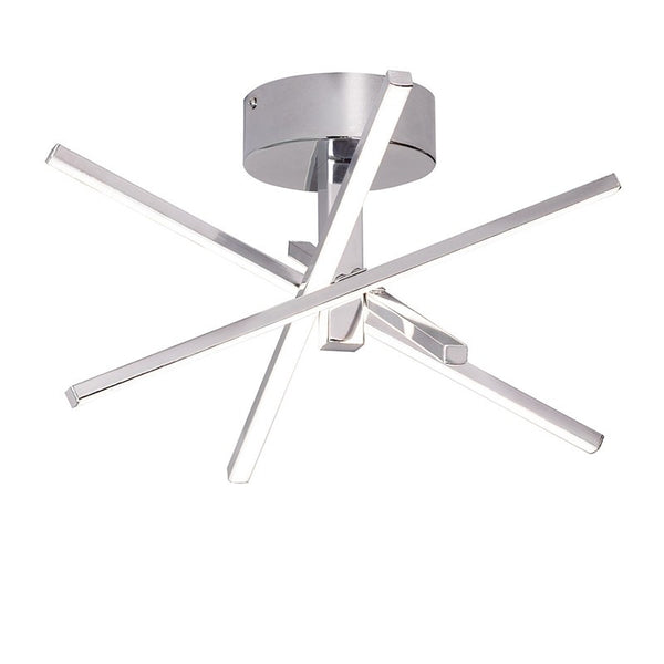 AFX Lighting - JAXF1515L30D1PC - LED Semi-Flush Mount - Jaxx - Polished Chrome from Lighting & Bulbs Unlimited in Charlotte, NC