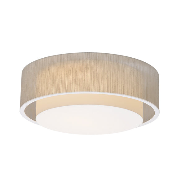 AFX Lighting - SAF1824LAJUD-JT - LED Flush Mount - Sanibel - Jute from Lighting & Bulbs Unlimited in Charlotte, NC
