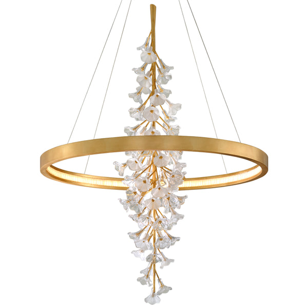 Corbett Lighting - 268-73 - LED Pendant - Jasmine - Gold Leaf from Lighting & Bulbs Unlimited in Charlotte, NC