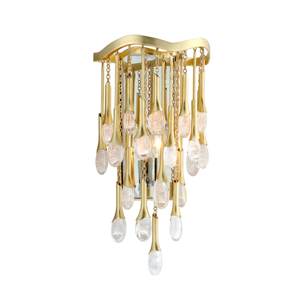 Corbett Lighting - 286-11 - One Light Wall Sconce - Kiara - Gold Leaf from Lighting & Bulbs Unlimited in Charlotte, NC