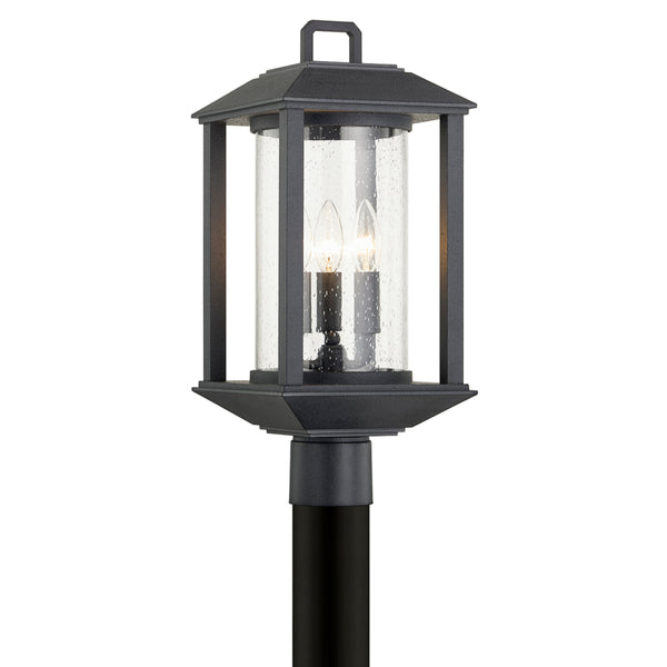 Troy Lighting - P7285-FOR - Three Light Post Lantern - Mccarthy - Weathered Graphite from Lighting & Bulbs Unlimited in Charlotte, NC