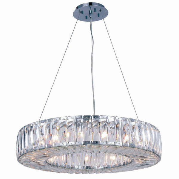Elegant Lighting - 2116D26C/RC - 15 Light Chandelier - Cuvette - Chrome from Lighting & Bulbs Unlimited in Charlotte, NC