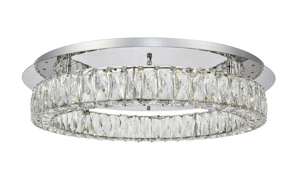 Elegant Lighting - 3503F26C - LED Flush Mount - Monroe - Chrome from Lighting & Bulbs Unlimited in Charlotte, NC